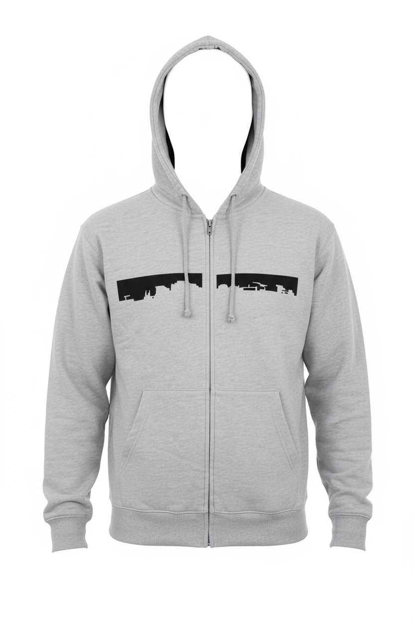 Sweet zippé men gris