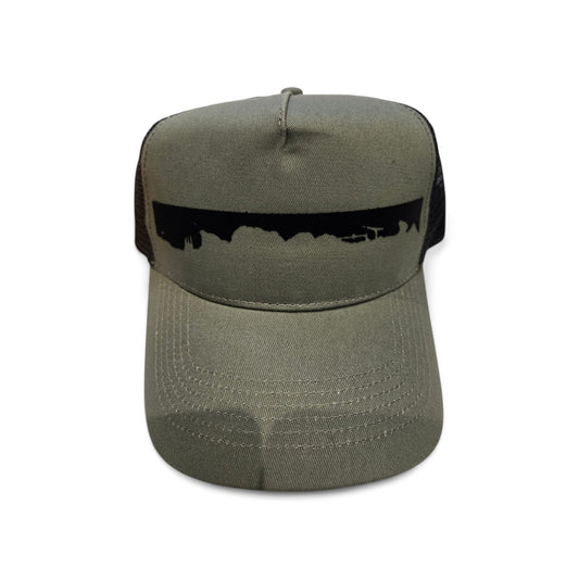 Casquette green/black