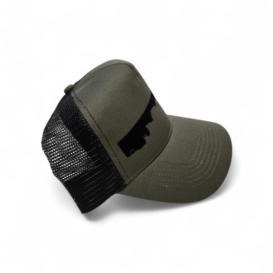 Casquette green/black