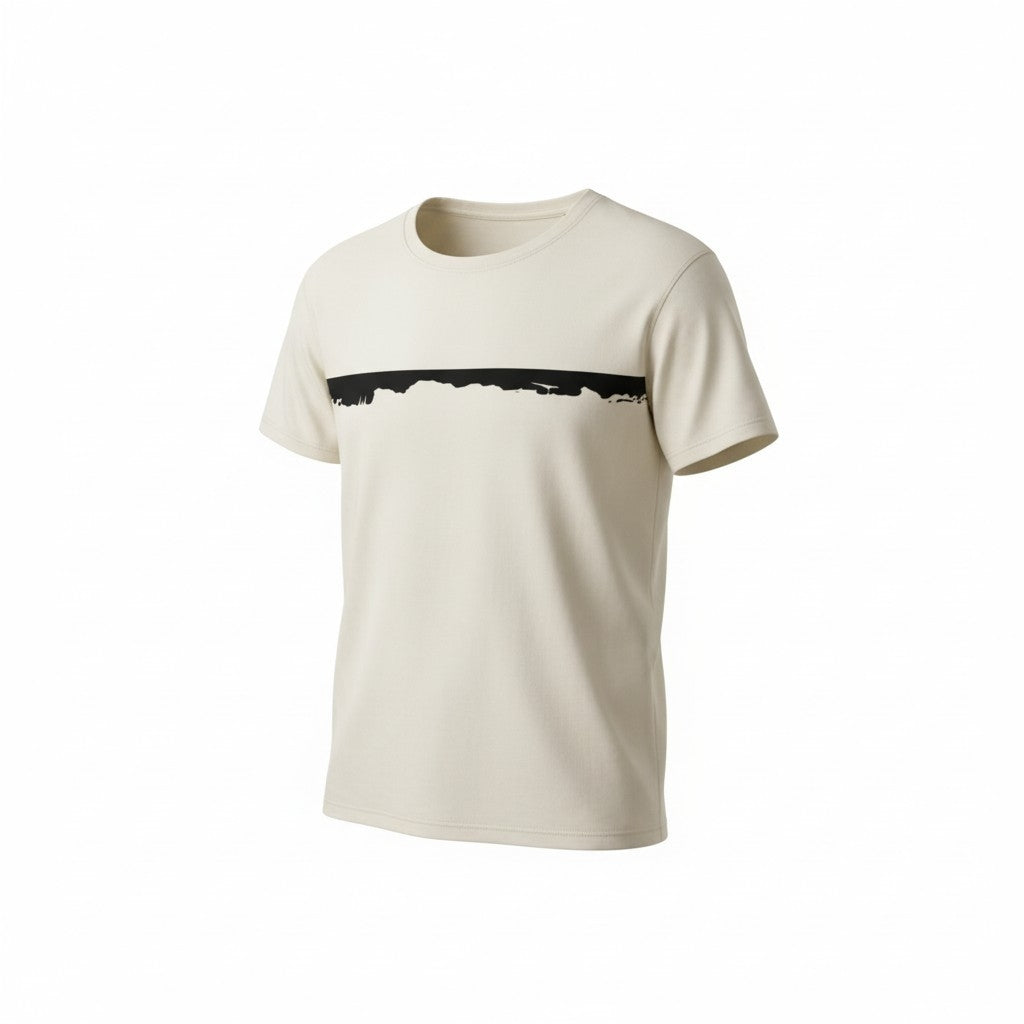 T-shirt men white
