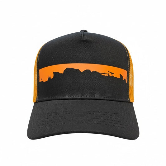Casquette black/orange