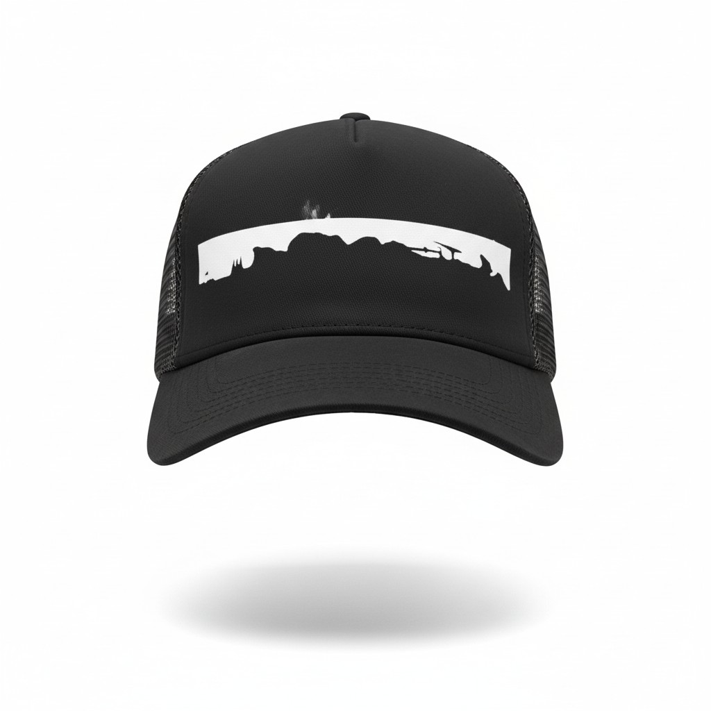 Casquette black/black
