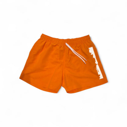 Short de bain orange